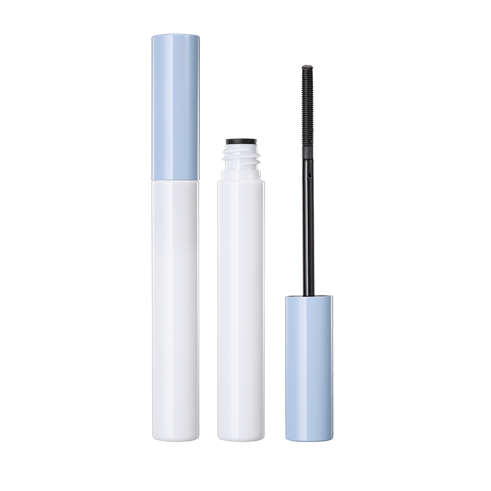Tube de mascara vide rond avec brosse en métal HM1181